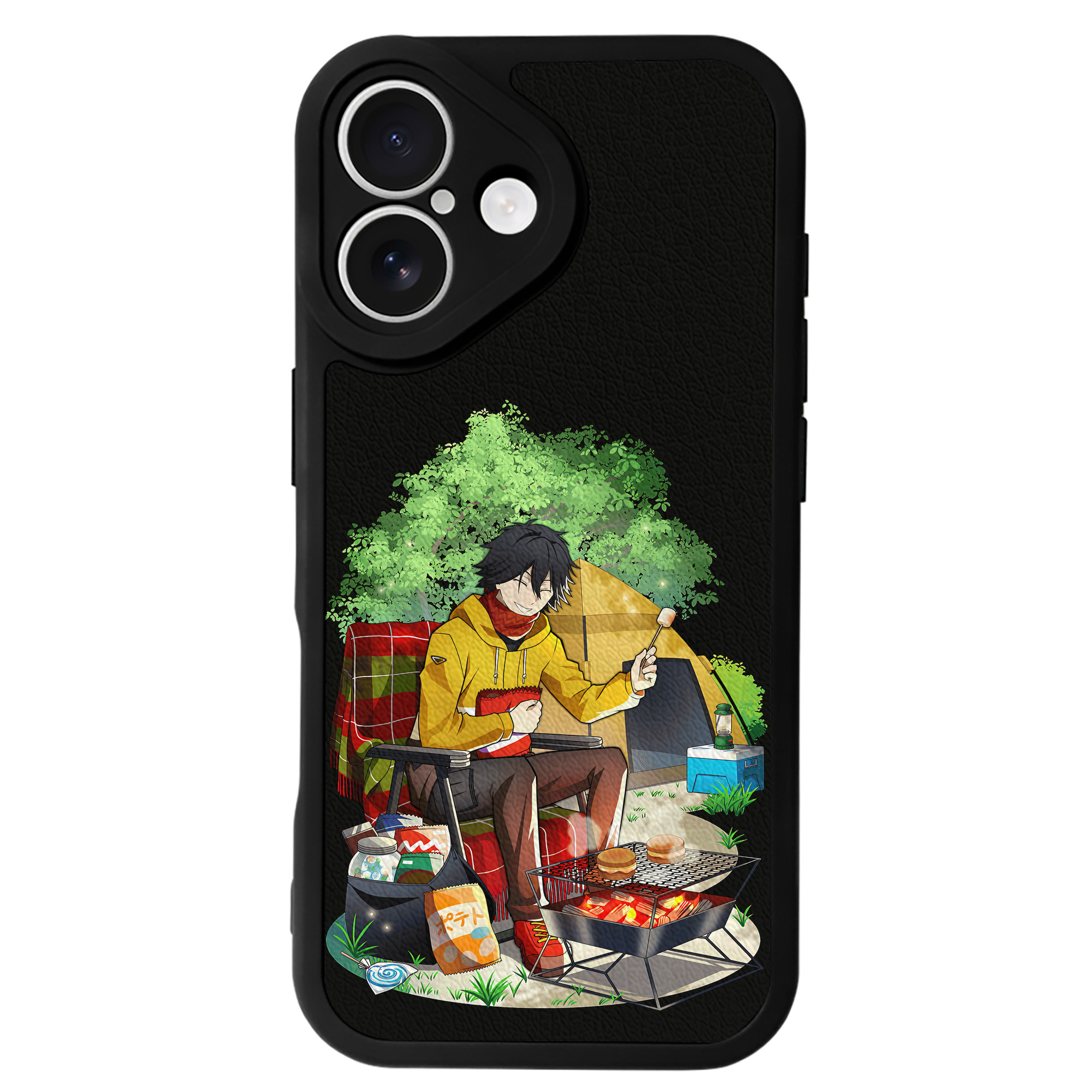 （画像用） 文豪ストレイドッグス Bungo Stray Dogs 【iPhone 16シリーズ対応】シリコンスマホケース（レザー調） 材質：シリコン